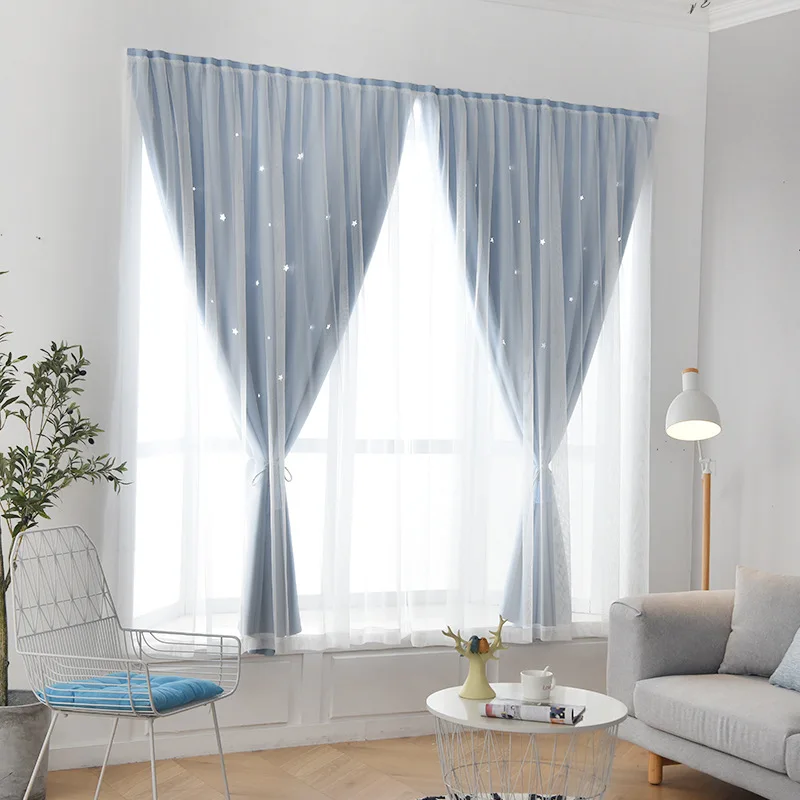 Корейские высокоточные занавески на липучке без перфорации затеняющие красные