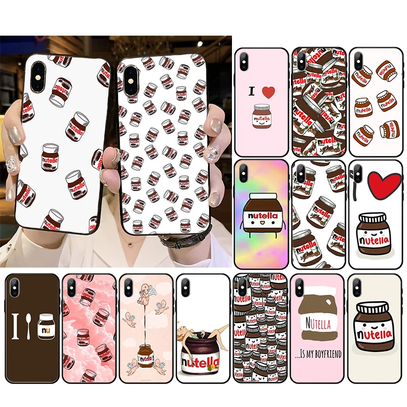 

I love Nutella Phone Case For iPhone 13 12 Pro Max SE2 11 11Pro XS MAX XR 7 8 Plus Case