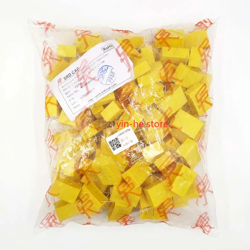 

10 шт., предохранительный конденсатор MP2205KGF2XYG X2 205K/275V ± 10% 31,5*13*21,6/P = 27,5