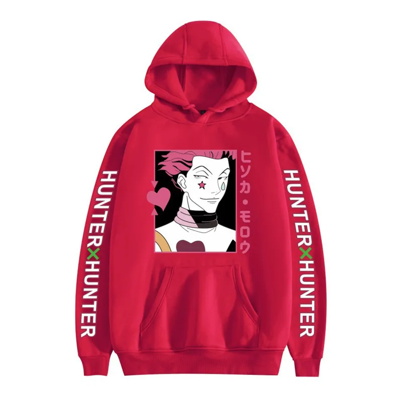 

Hisoka morow - Hunter x Hunter Winter Hoodies Loose Sweatshirt Woman Harajuku Kawaii Letter Long Sleeve Pullover White Oversize