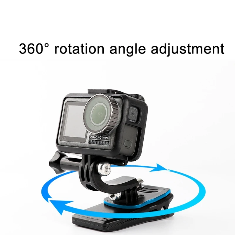 

J Shape Backpack Clip Mount for XiaoYi Gopro Hero8 7 6 5 4 Action Camera Accessories