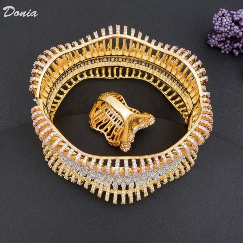 Ювелирные изделия donia Роскошные преувеличенные медь микро инкрустированные AAA