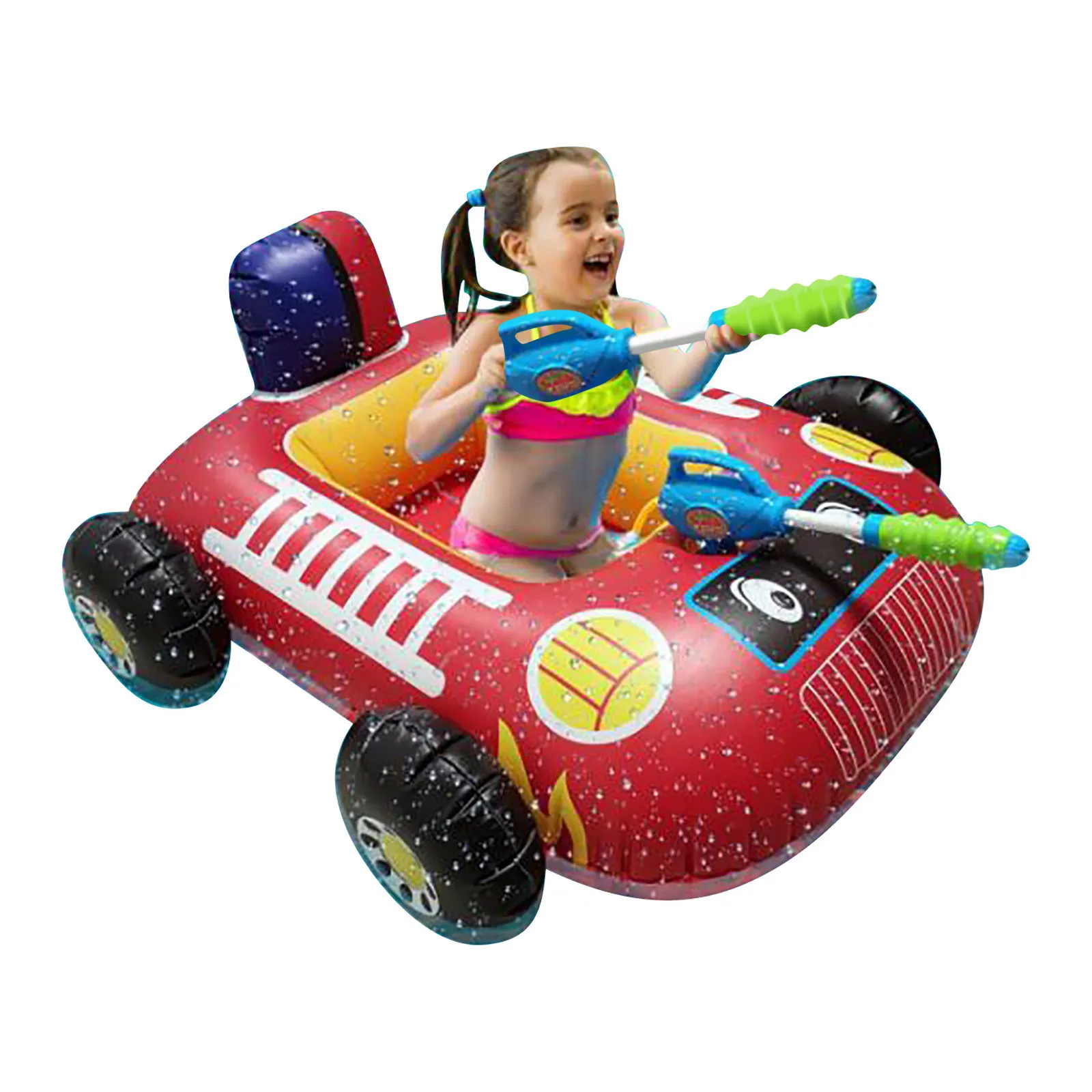 

Children Swimming Ring Summer Outdoor Swimming Pool Water Park Swimming Pool Floating Inflatable Car Fun Rafting Toy Beach Party
