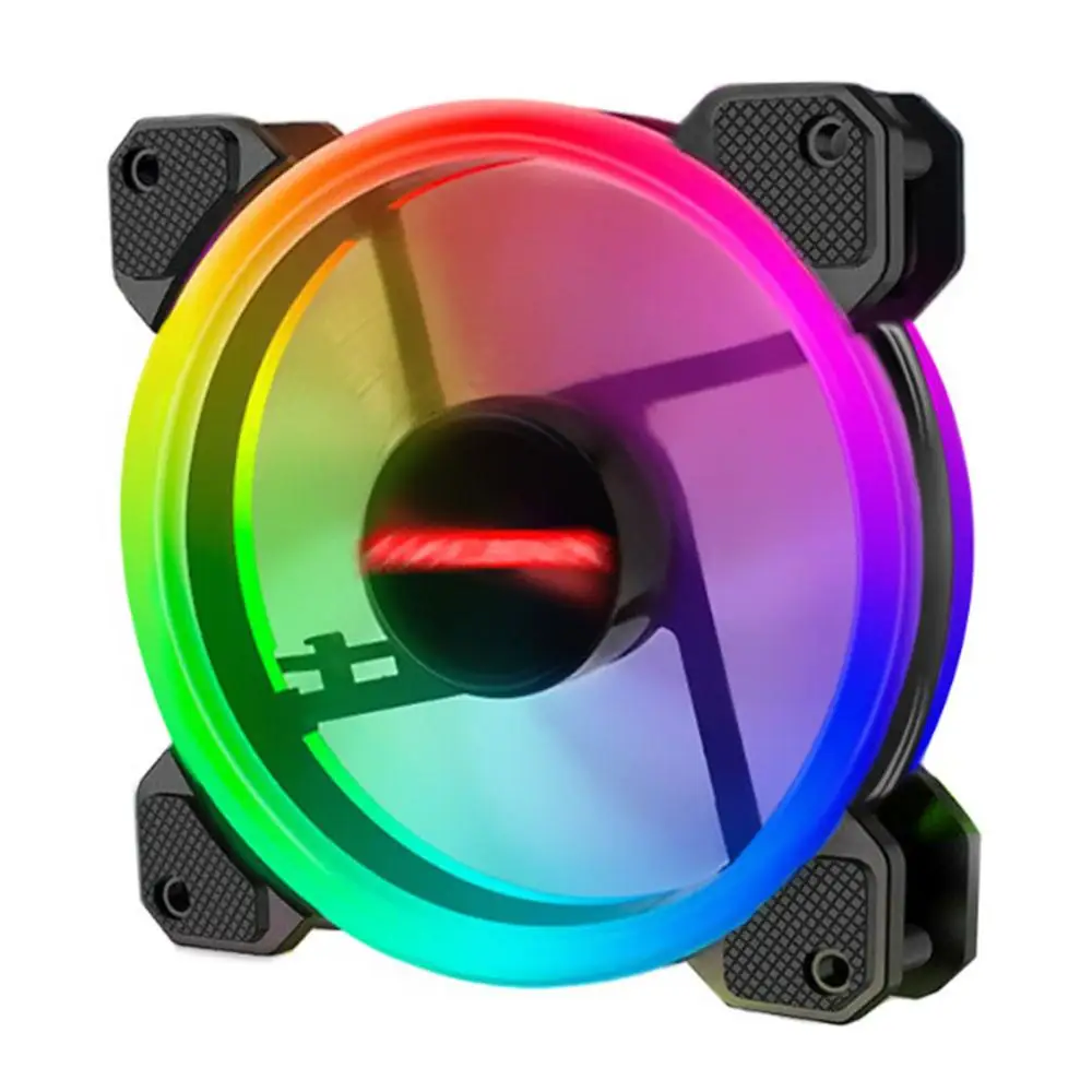 120mm RGB Fan Cooler 6pin Dual Aura 1/3/6 pcs PC Fans Remote Controller Computer CPU Cooling Adjustable and Speed | Компьютеры и офис