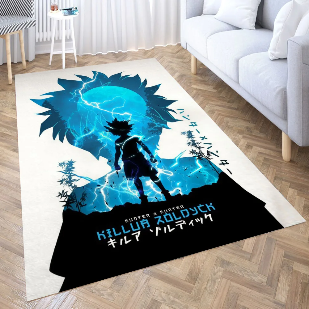 

Killua Zoldyck Carpet Decora Home Bedroom Kitchen Anti-slip Mat Rug Doormat Aisle Floor Mat Bath Mats Doormat