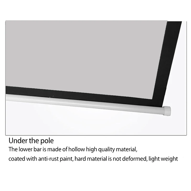 Штатив тренога Thinyou 100 дюйма 16:9 экран проектора матовый серый ткань волокно