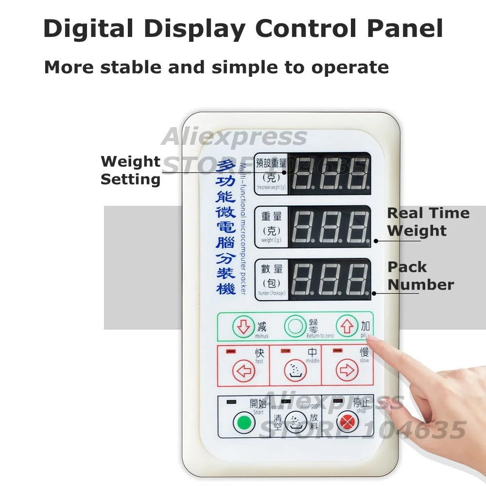 Автоматическая машина для взвешивания наполнения частиц 1-30 г | Бытовая техника
