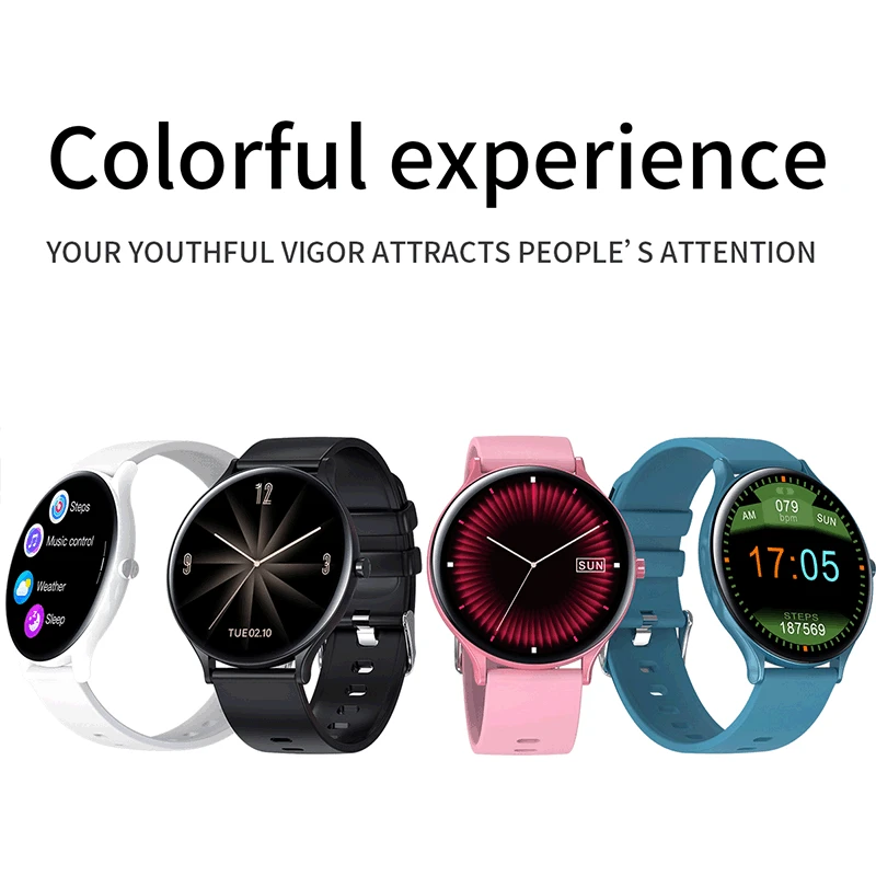 

The New Fashion Thin and Light Big Screen Sports Bracelet QW13 Beart Rate Monitoring Information Reminder Waterproof Watch
