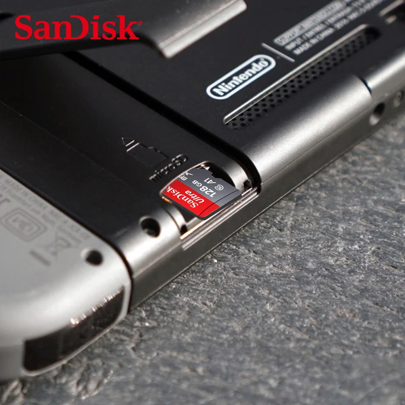100% Оригинальный двойной флеш накопитель SanDisk Micro SD карты 256 ГБ 128 оперативной