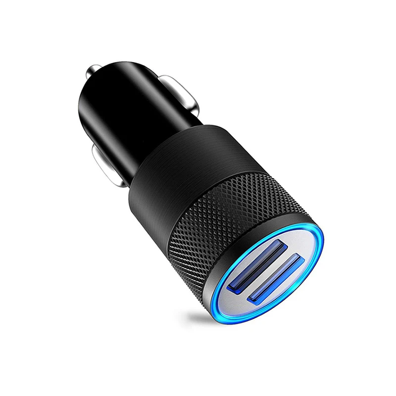 2.1A charger Rovtop Универсальный Быстрый двойной Переходник USB для зарядки в машине светодиодный дисплей 5 в 3.1A Прикуриватель Авто Автомобильное usb-устройство для зарядки телефона Z2 - Название цвета: 2.1A charger