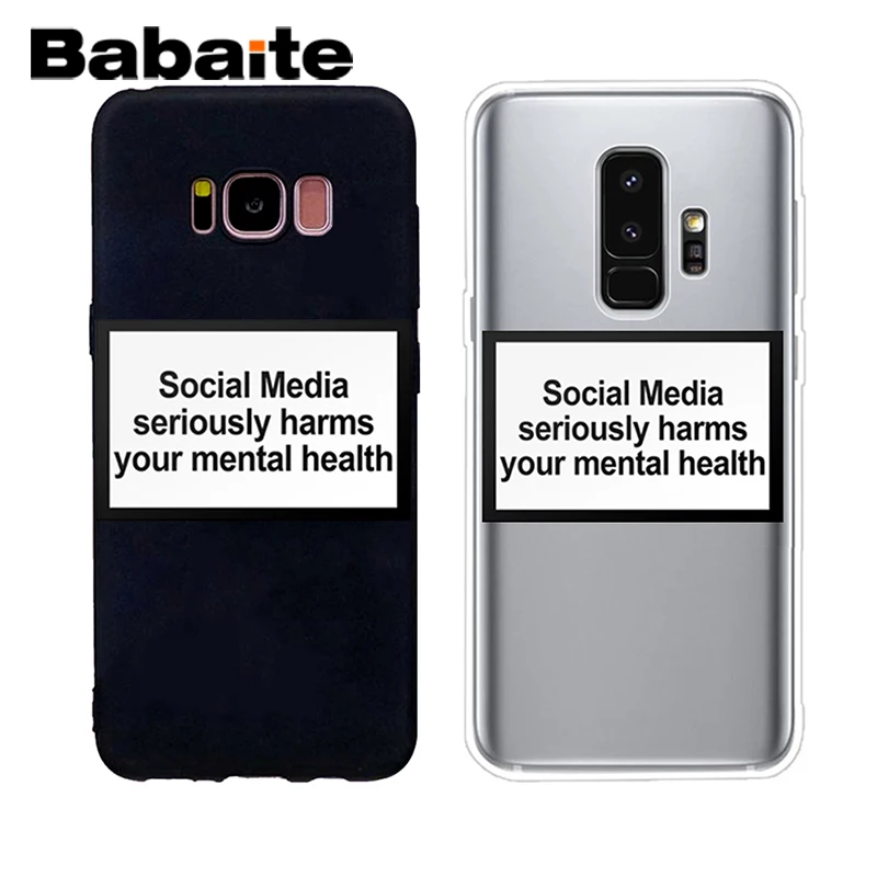 Социальные сети серьезно вредят вашему умственному здоровью Мягкий силиконовый