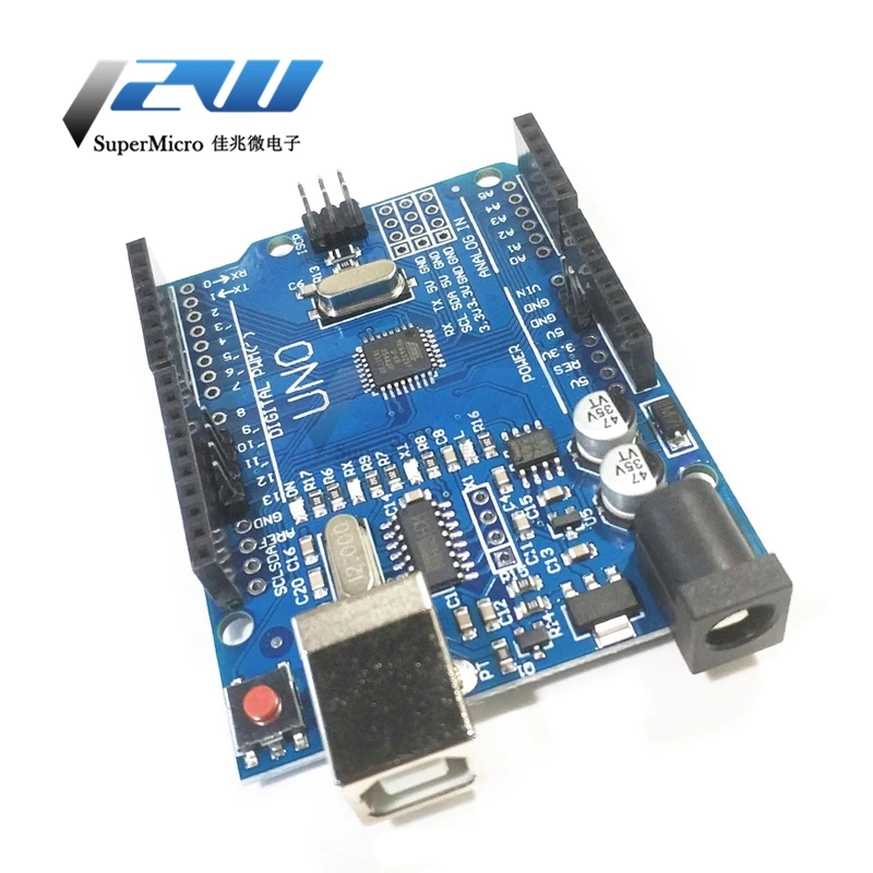 Высококачественный набор UNO R3 CH340G + MEGA328P чип 16 МГц для Arduino макетная плата USB