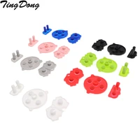 tingdong 50sets colorful for nintendo gameboy advance gba silicone rubber button conductive contacts ab select start d pad