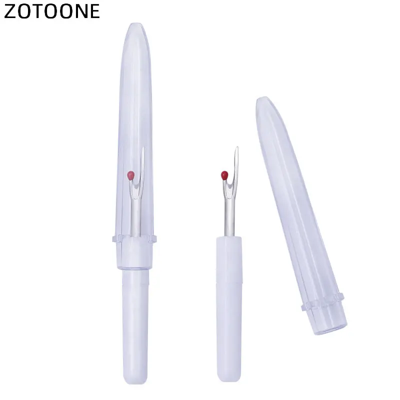 ZOTOONE 2 шт. Пластик ручка ремесло нитеобрезатель прозрачный Вспарыватель швов Unpicker