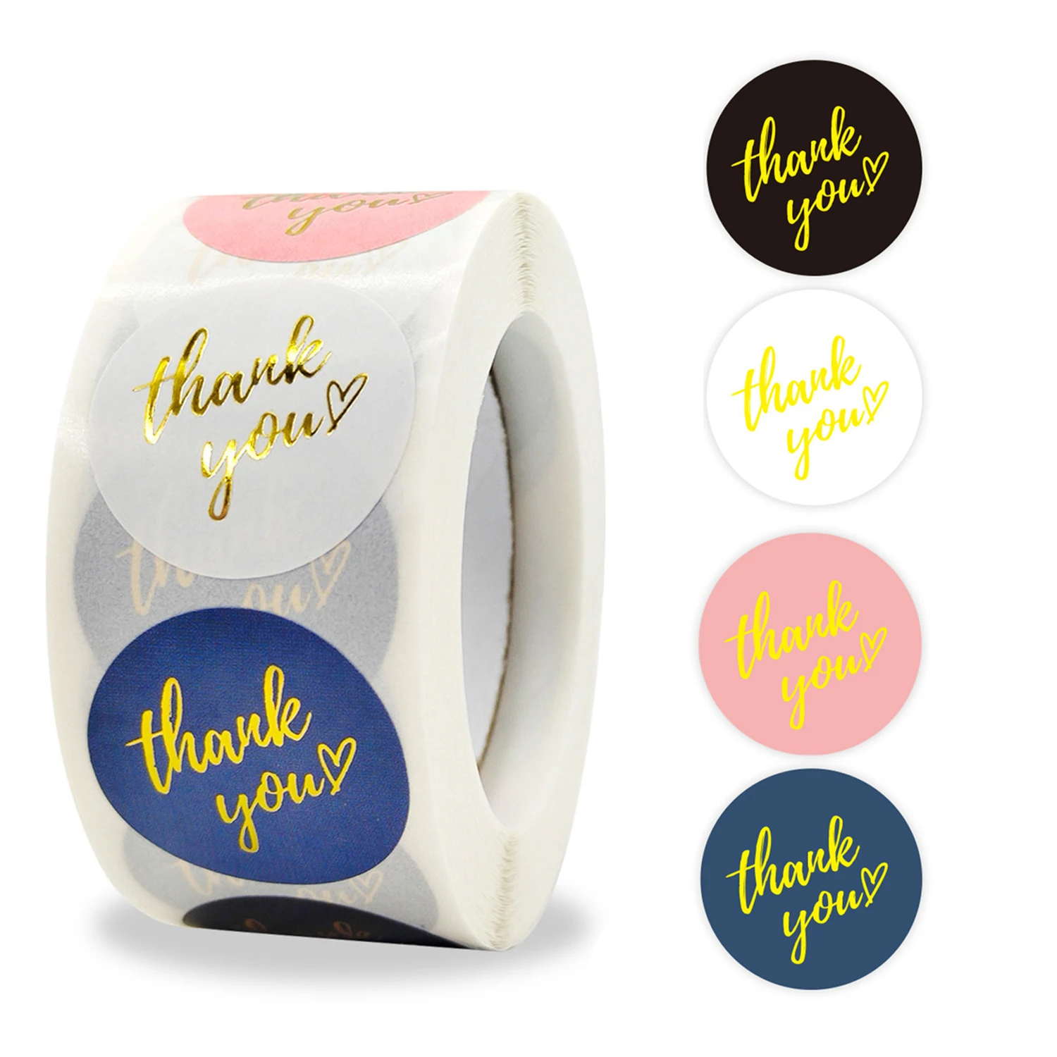 

Наклейка с надписью «Thank You», 500 шт., этикетки для печати