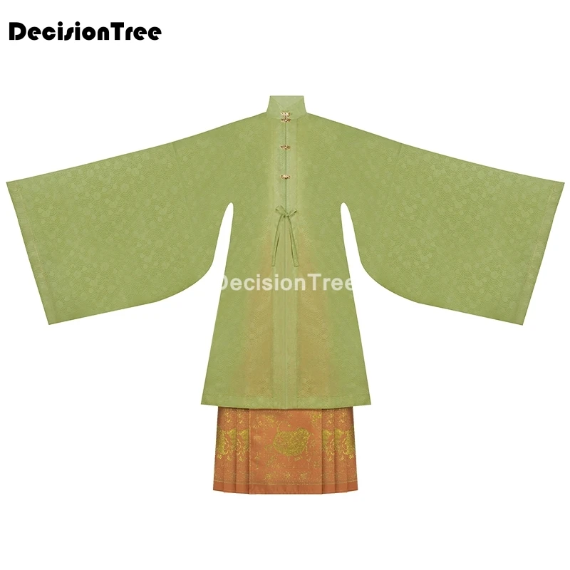 

2021 oriental elegant ming dynasty hanfu ancient traditional chinese woman elegant hanfu skirt fairy stage folk dance costume