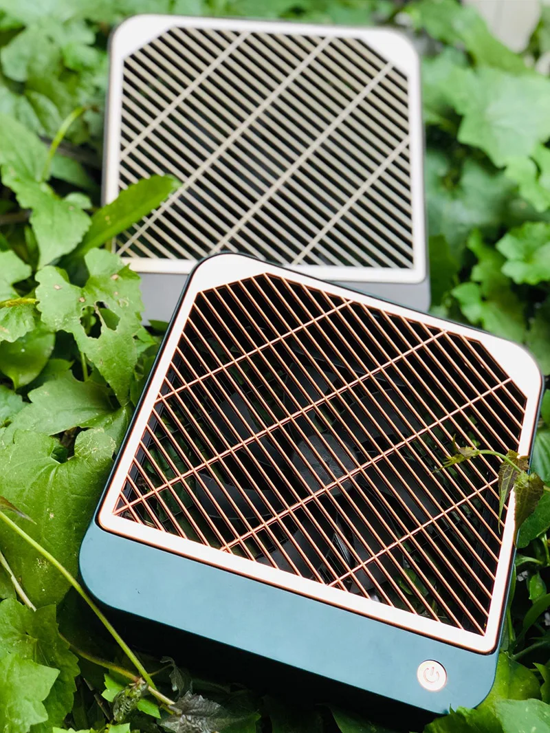 

CAHOT Small USB Fan Electric Portable Desk Office Quiet Mini Air Cooling Fans Desk Home Fan 2 Speed Adjustable