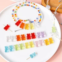juice bear acrylic beads loose beads diy handmade necklace beaded material earrings jewelry accessories