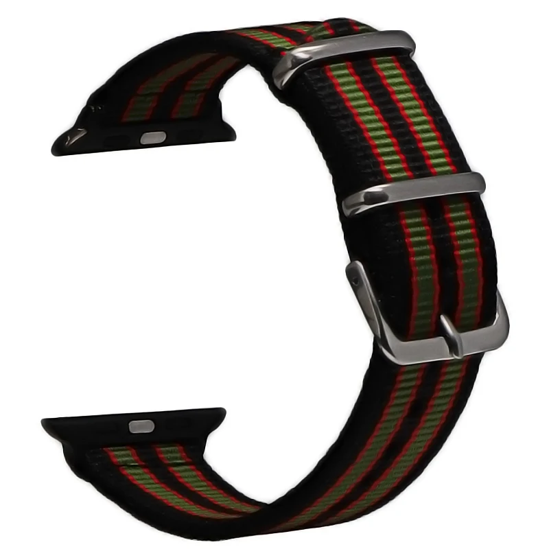 Ремешок для apple watch band apple watch 4 5 3 ремешок 44 мм/40 мм iwatch band 5 42 мм 38 мм correa pulseira нейлоновый ремешок для часов