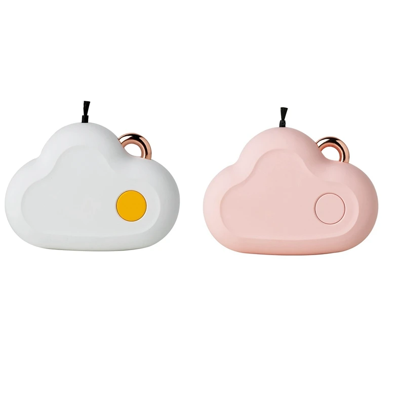 

2Pack Mini Portable Air Purifier, Wearable Air Purifier Necklace USB Air Cleaner For Small Space Air Freshener For Kids