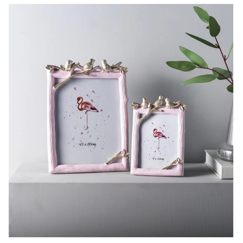 Фоторамка из смолы в ретро стиле креативное винтажное 3D изображение дерева с