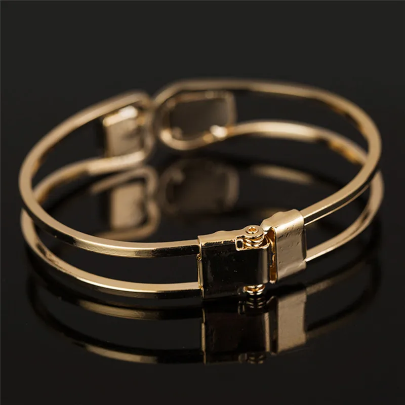 Black And White Crystal Jewelry Copper Men Women Bracelets Bangles Nails Cuff Bracelet | Украшения и аксессуары