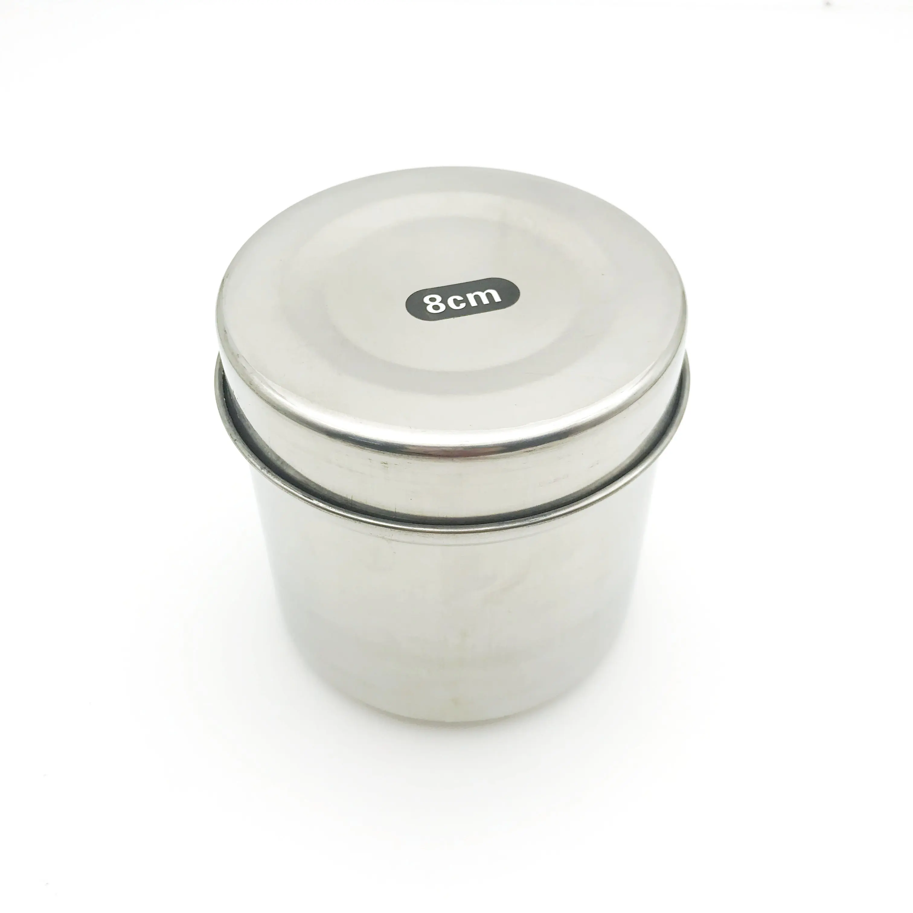 

8cm Medical Stainless Steel Cotton Disinfection Container Tank Alcohol Iodine Gauze Canister Medicine Cylinder Box tool