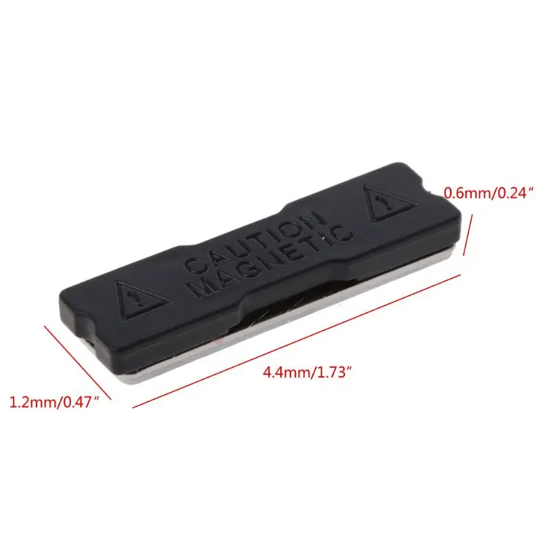 

20Pcs ID Card Reuseable Blank Magnetic Name Badge Holder for Clothes No Holes