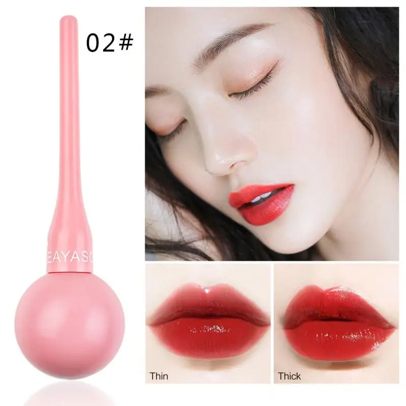 Lollipop Lip Glaze Tint Pump Crystal Waterproof Gloss Niche Small Pepper Stain Moisturizing Sexy Flash TSLM1 |