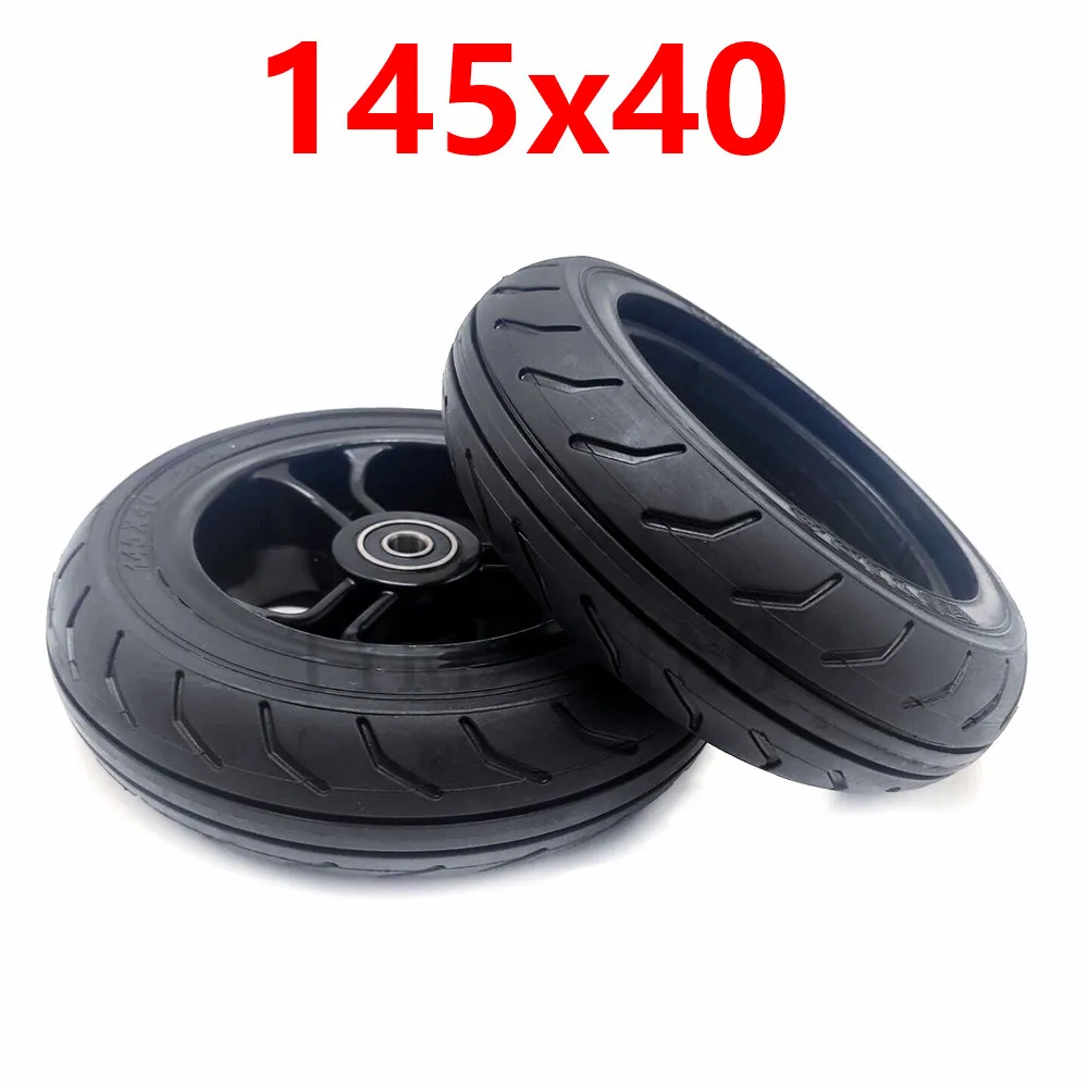 Взрывобезопасный 145x40 твердые шины колеса с пластиковым ободом для