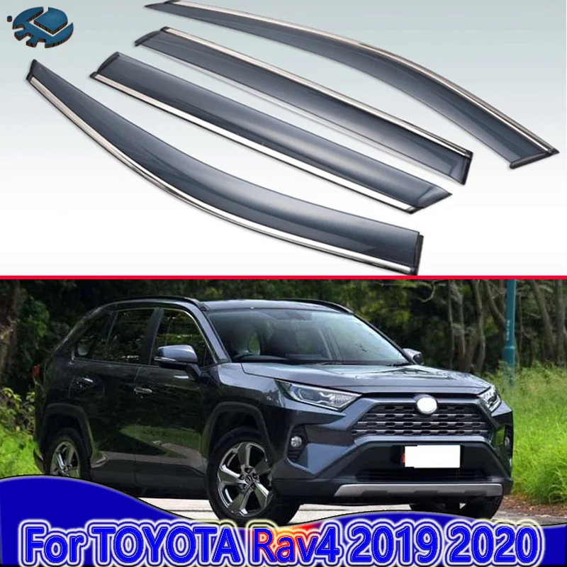 4 шт. пластиковые накладки на вентиляционные отверстия для TOYOTA Rav4 2019 2020 2021|Навесы