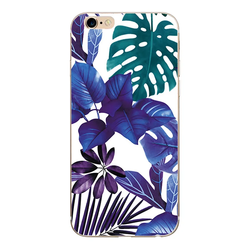 Мягкий цветочный чехол для iphone 6 с вишневой розой розовые летние Чехлы 6s 7 8 plus se 5S