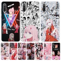 zero two darling in the franxx silicon call phone case for xiaomi redmi note 10 pro 11 9 10s 8 9s 11s 11t 8t 7 9a 9c 9t 7a 8a