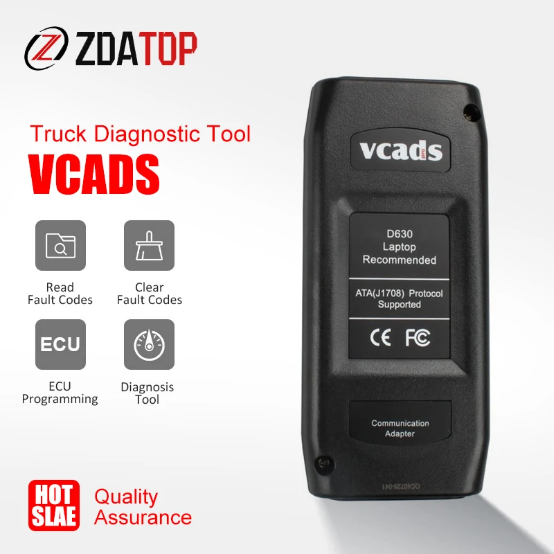 Профессиональный диагностический инструмент для грузовиков Volvo VCADS Pro 2 40 Версия с