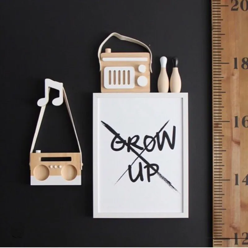 Скандинавский стиль деревянный радиовырез крафтовые принадлежности для детской