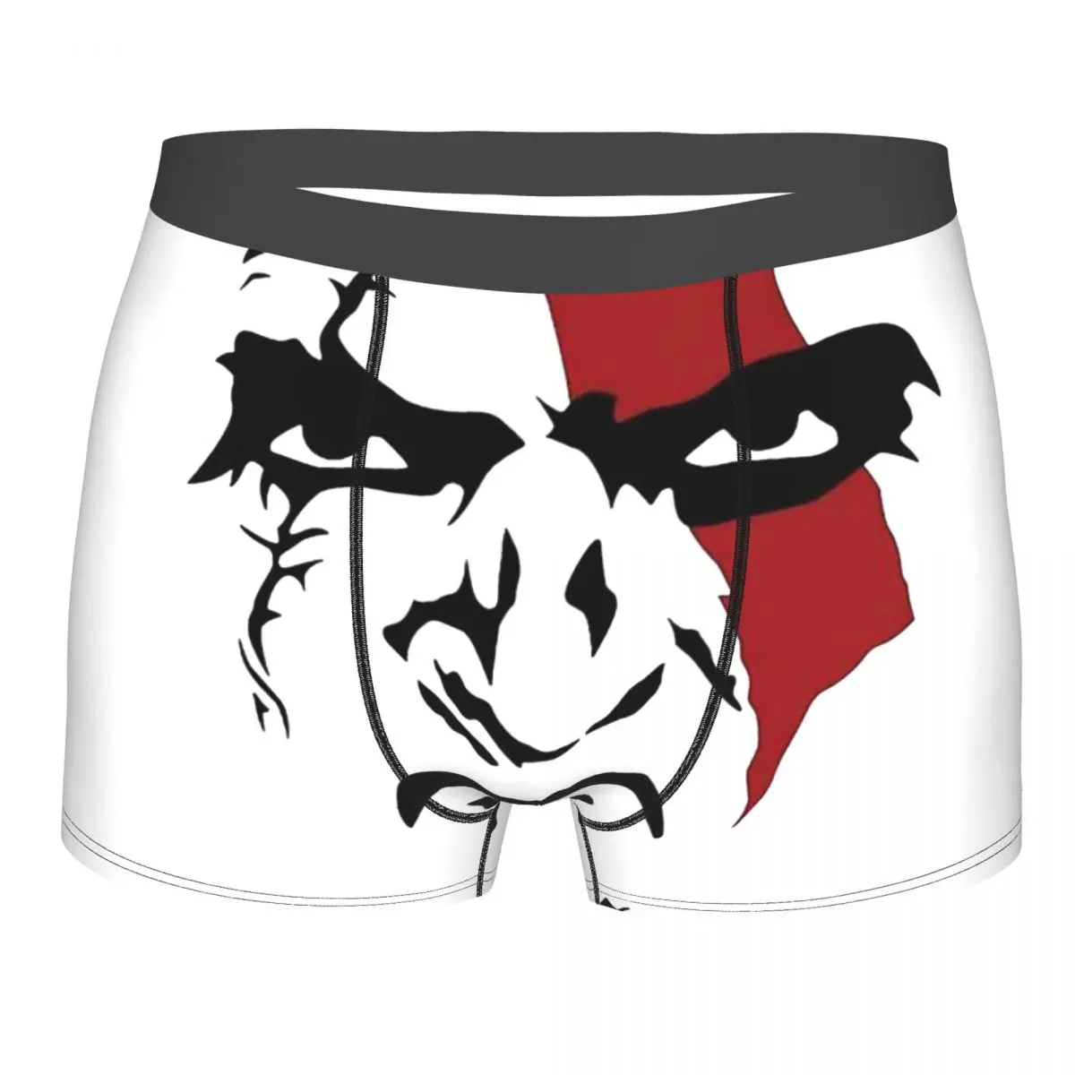 

Danger Man Tattoo Design God of War Kratos Ares Underpants Homme Panties Male Underwear Ventilate
