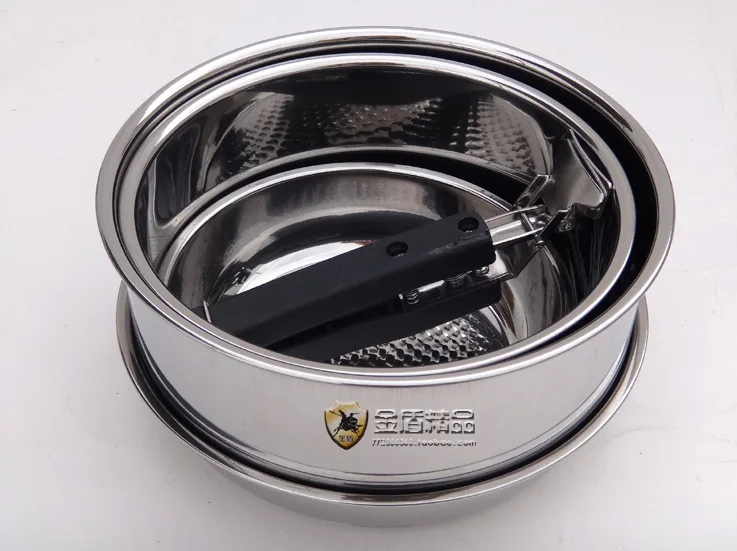 Outdoor Jacketed Kettle Stainless Steel Portable Pot Camping Supplies Coying Utensils Picnic Set Tableware Travel | Спорт и