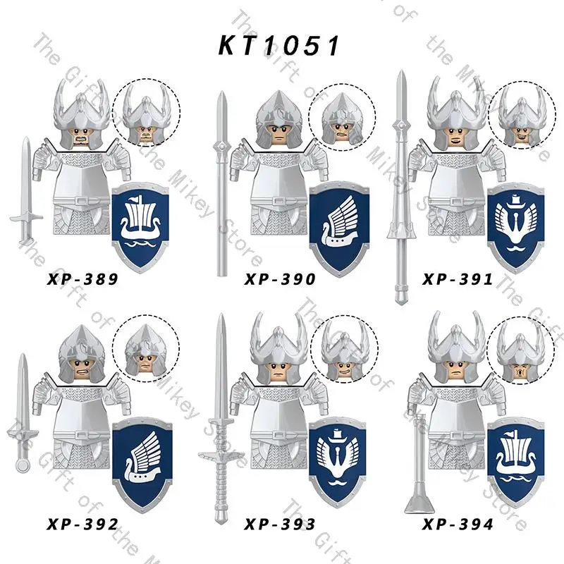 Одиночная продажа карликовый рыцарь средневекового времени лебедь эльфы