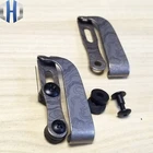 Защитный зажим для карты цвета, титановый зажим для задней панели, кожаный зажим с винтом, подходящей к пластине, ножны, набор аксессуаров для ножей