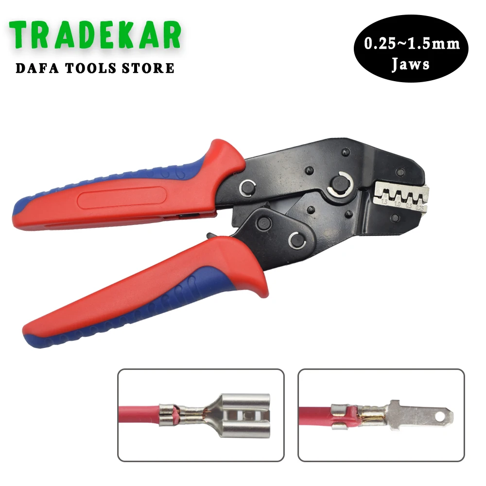 

Crimping Tools for Heat Shrink, Non-Insulated, Open Barrel, Insulated and Non-Insulated, Ferrules Female and Male Terminals Kits