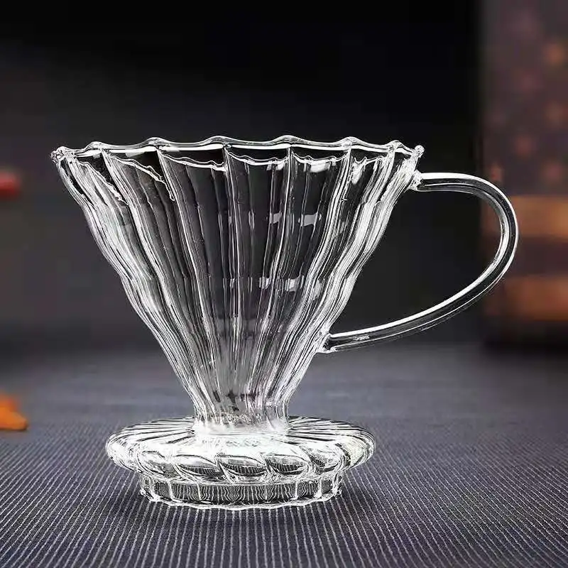 

Набор для кофе V60 ручной в полоску, кофейник с фильтром, подходит для совместного использования кофейников