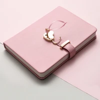 kawaii heart shaped lock notebook secret diary notebook ruled journal lined notepad with lock couple gift school supplies