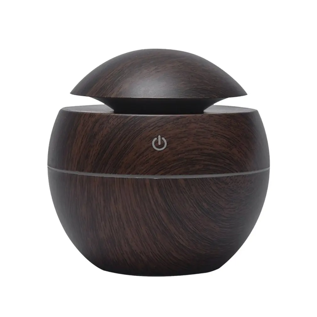 

Electric Humidifier Essential Aroma Oil Diffuser Ultrasonic Wood Grain Air Humidifier USB Mini Mist Maker LED Light For Home
