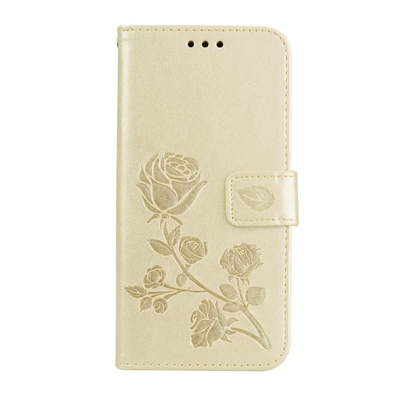 Gold Чехол для мобильного телефона Apple iphone X, XS, 6, 6 S, 7, 8 Plus, 5, 5S, SE, винтажный флип-чехол, кошелек, подставка, кожаный силиконовый чехол DP17E - Цвет: Gold