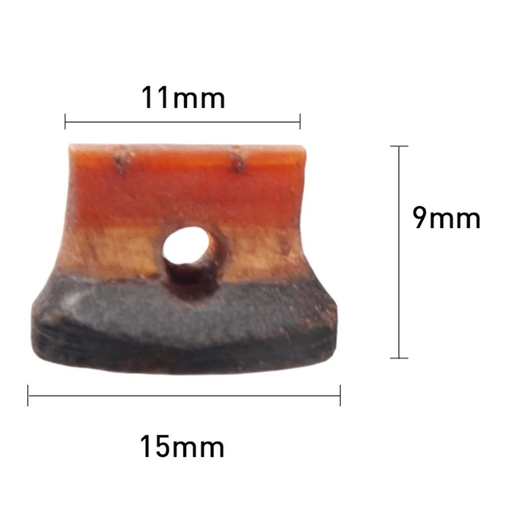 

10pcs Chinese Erhu Wooden Bridge Replacement Accessories for Erhu Instrument Part