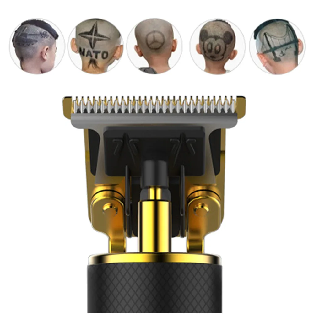 Беспроводной триммер Kemei для бороды Электрический скелет тяжелая машинка