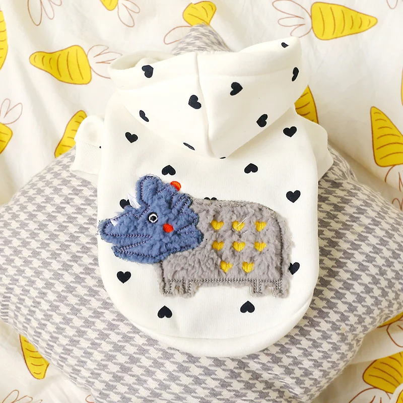 Одежда для домашних животных PETCIRCLE одежда собак Тедди Бишон с вышивкой