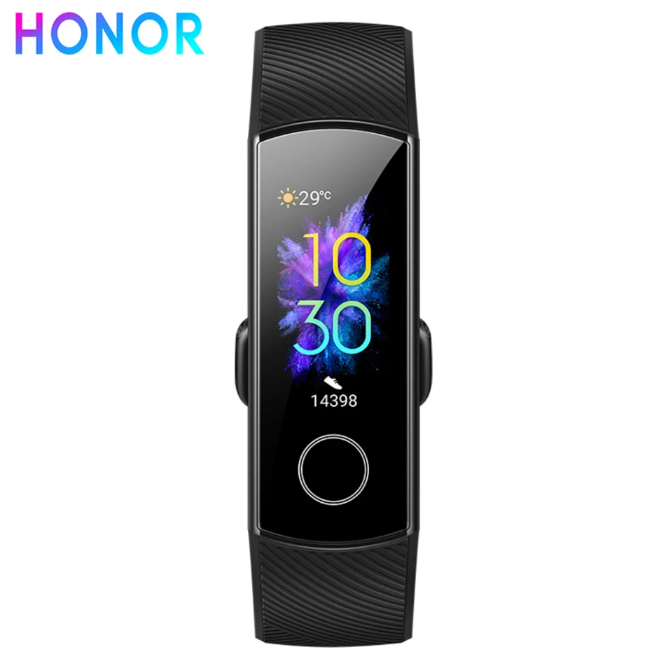 Оригинальный Смарт-браслет Huawei Honor Band 5 4 с датчиком насыщения крови кислородом и