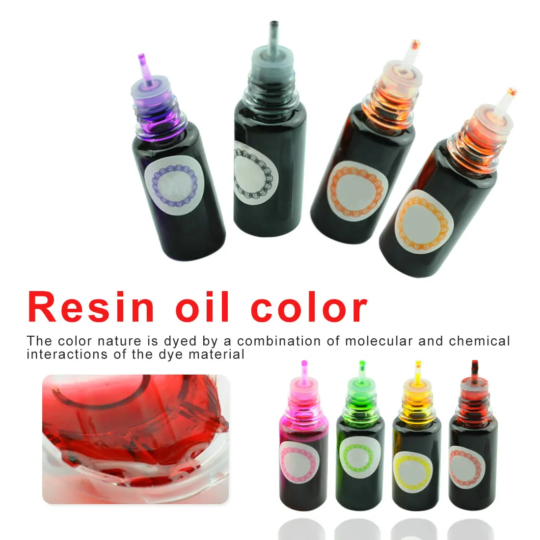 Эпоксидная смола эпоксидный пигмент 8 цветов спиртовой для смолы жидкий