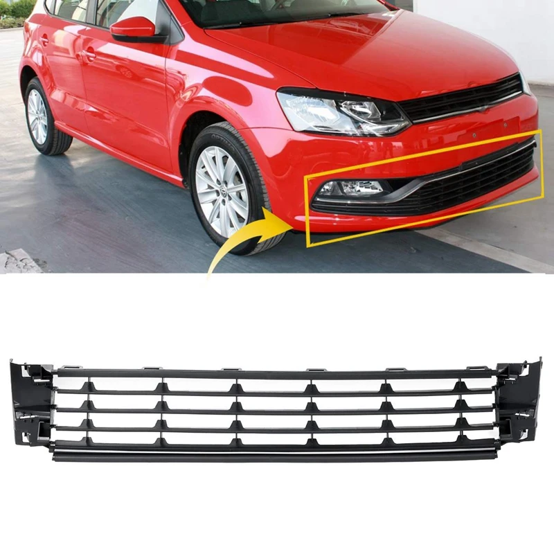 

Накладка на решетку переднего бампера 6R0853677A9B9 для Polo 2014 2015 2016 2017